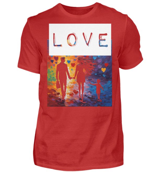 Love Heals Empowers Unites - Men Basic Shirt-4