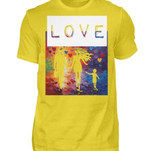 Love Heals Empowers Unites - Men Basic Shirt-1102