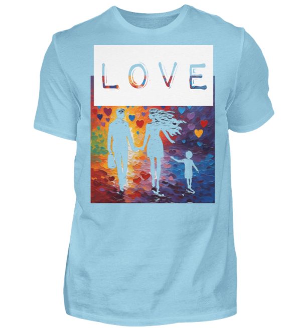 Love Heals Empowers Unites - Men Basic Shirt-674