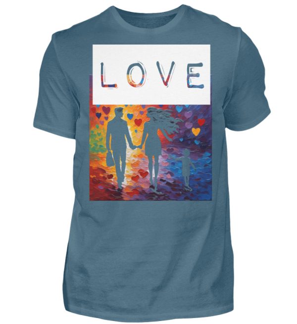 Love Heals Empowers Unites - Men Basic Shirt-1230