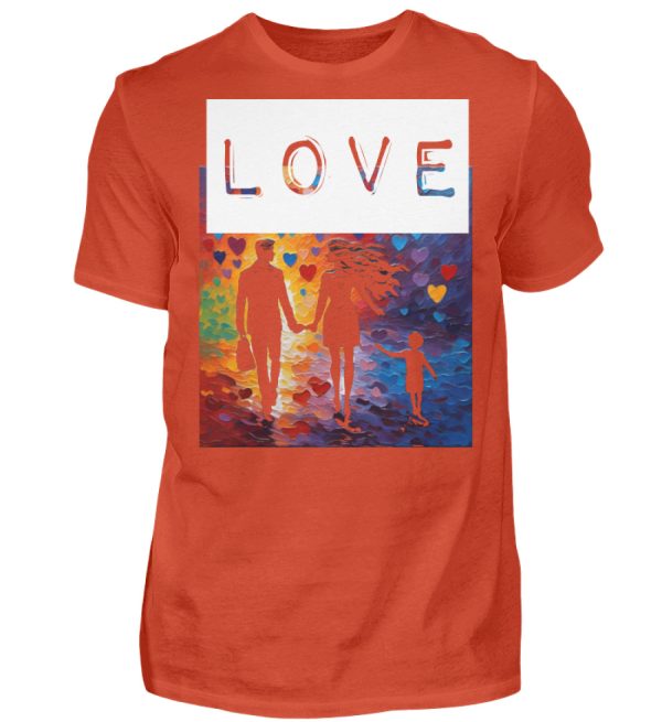 Love Heals Empowers Unites - Men Basic Shirt-1236