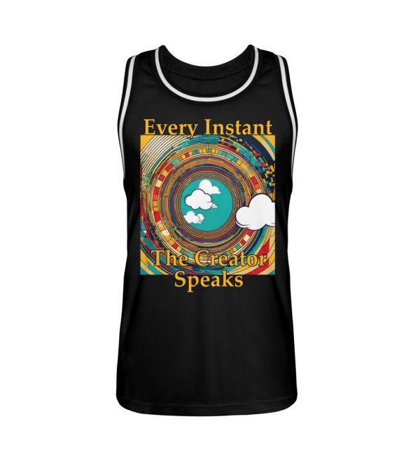 Every instant, the Creator Speaks - Unisex Basketball Jersey-16