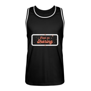 Feed on Sharing - Unisex Basketball Jersey-16