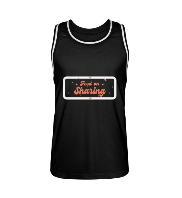 Feed on Sharing - Unisex Basketball Jersey-16