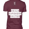 Love Heals Empowers Unites - Men Basic Shirt-839