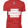 Love Heals Empowers Unites - Men Basic Shirt-4