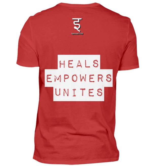 Love Heals Empowers Unites - Men Basic Shirt-4