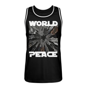 World Peace Starts With You - Unisex Basketball Jersey-16