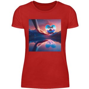 God Is Love - Women Basic Shirt-4