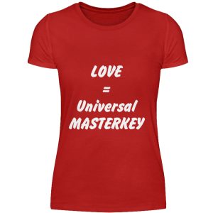 Love is the Universal MASTERKEY - Women Basic Shirt-4