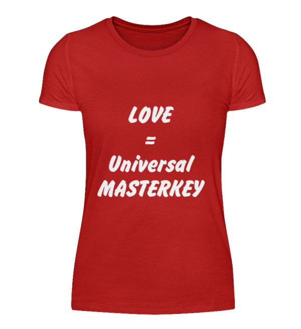 Love is the Universal MASTERKEY - Women Basic Shirt-4