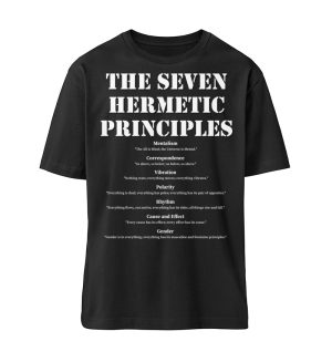 QIFBF08U_STTU759-16 The Seven Hermetic Principles - Organic Relaxed Shirt ST/ST-16