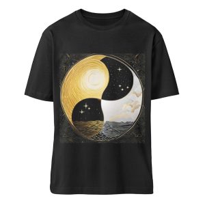 Ying Yang Night Day - Organic Relaxed Shirt ST/ST-16