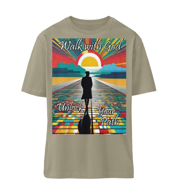 Walk with God Unlock Your Path - Organic Relaxed Shirt ST/ST-651