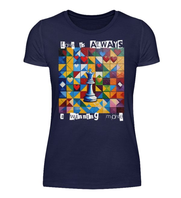 Love is always a winning move - Women Basic Shirt-198