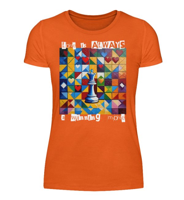 Love is always a winning move - Women Basic Shirt-1692