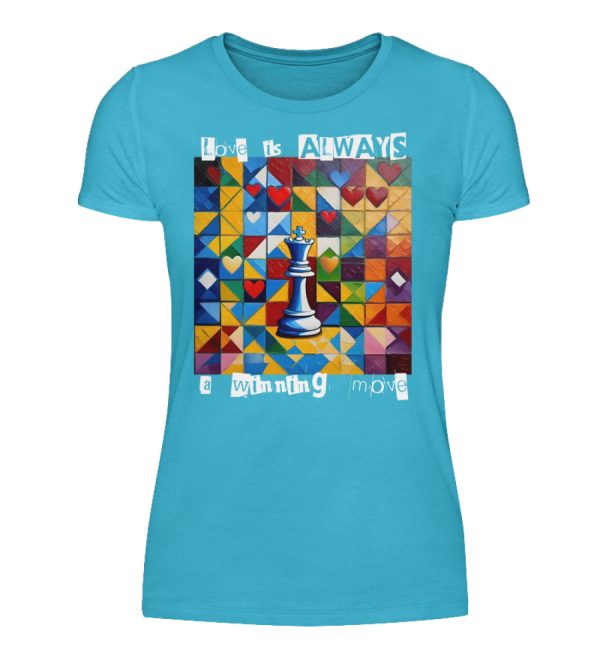 Love is always a winning move - Women Basic Shirt-2462