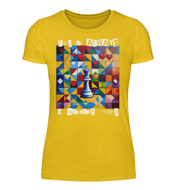 Love is always a winning move - Women Basic Shirt-3201