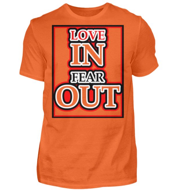 LOVE IN FEAR OUT POWERED BY GOD - Men Basic Shirt-1692