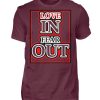 LOVE IN FEAR OUT POWERED BY GOD - Men Basic Shirt-839