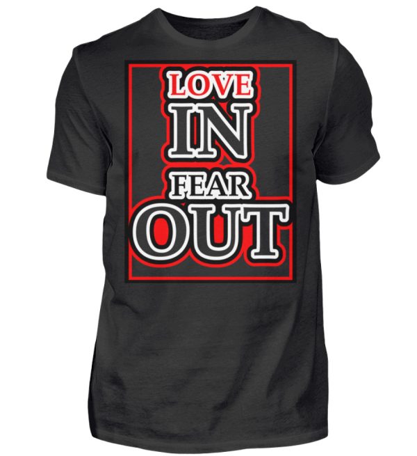 LOVE IN FEAR OUT POWERED BY GOD - Men Basic Shirt-16