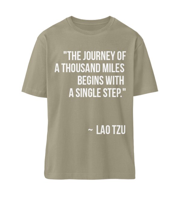 The journey of a thousand miles begins with a single step. - Organic Relaxed Shirt ST/ST-651