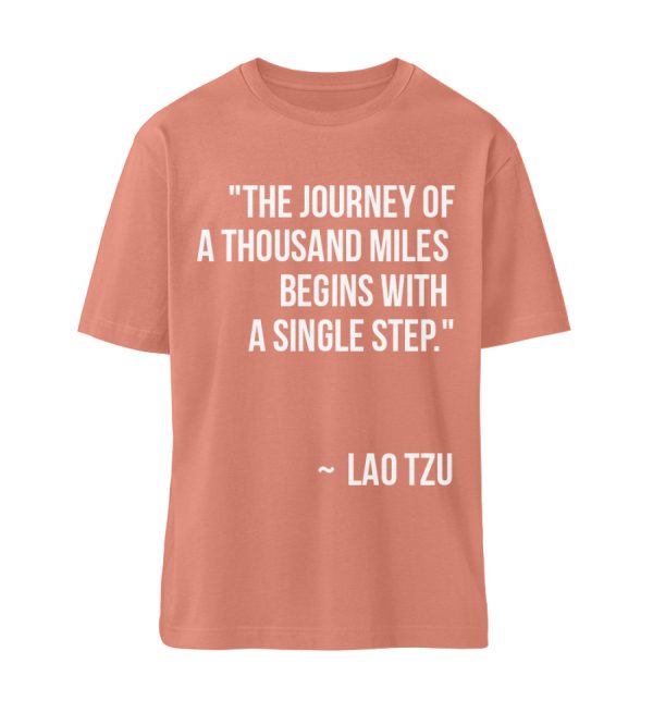 The journey of a thousand miles begins with a single step. - Organic Relaxed Shirt ST/ST-7063