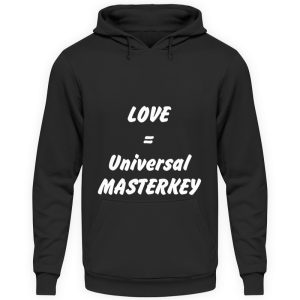 Love is the Universal MASTERKEY - Unisex Hoodie-639