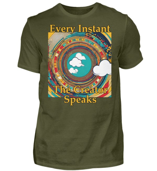 Every instant, the Creator Speaks - Men Basic Shirt-1109