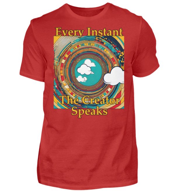 Every instant, the Creator Speaks - Men Basic Shirt-4