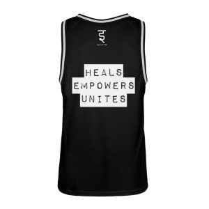 Love Heals Empowers Unites - Unisex Basketball Jersey-16