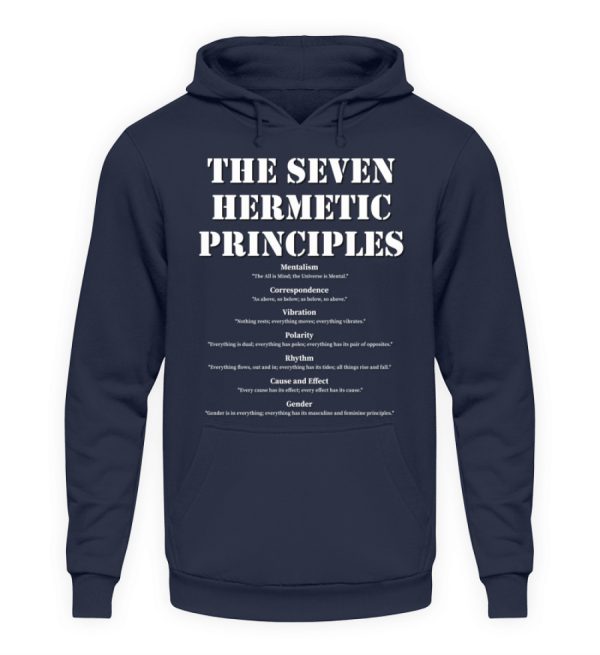 The Seven Hermetic Principles - Unisex Hoodie-1698