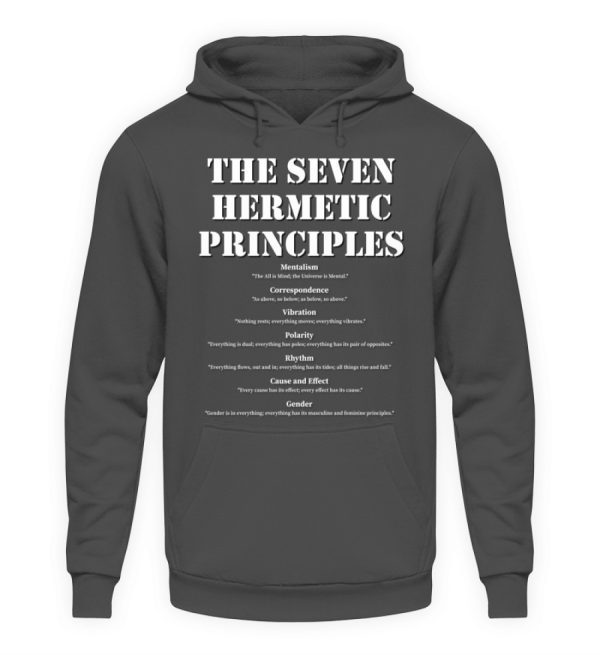 The Seven Hermetic Principles - Unisex Hoodie-1762