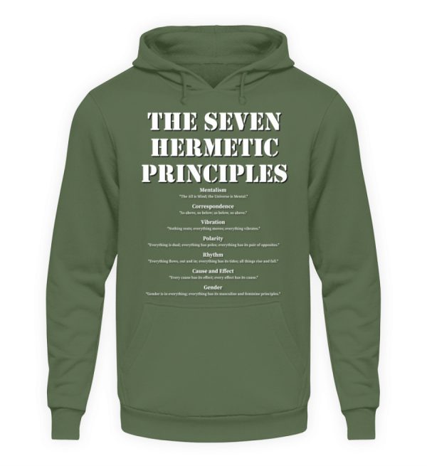 The Seven Hermetic Principles - Unisex Hoodie-7267