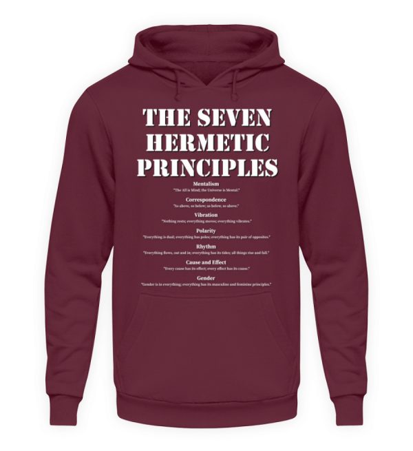 The Seven Hermetic Principles - Unisex Hoodie-839