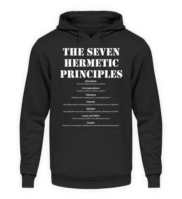 The Seven Hermetic Principles - Unisex Hoodie-639