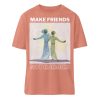 BXS4IEDE_STTU759-7063 Make Friends Not Enemies - Organic Relaxed Shirt ST/ST-7063