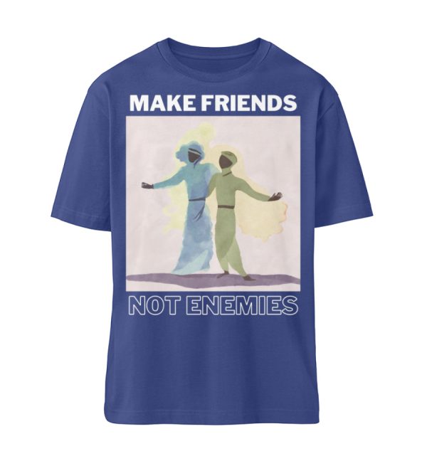 Make Friends Not Enemies - Organic Relaxed Shirt ST/ST-7217