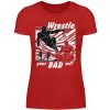 Wrestle Your Bad Self Not Others - Women Basic Shirt-4