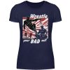 Wrestle Your Bad Self Not Others - Women Basic Shirt-198
