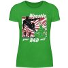 Wrestle Your Bad Self Not Others - Women Basic Shirt-2468