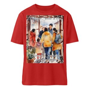 A Warm Smile is the Universal Language of Kindness - Organic Relaxed Shirt ST/ST-4