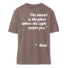 The wound is the place where the Light enters you. - Organic Relaxed Shirt ST/ST-7219