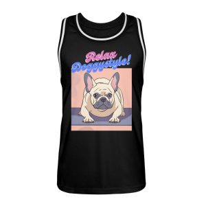 Relax Doggystyle - Unisex Basketball Jersey-16