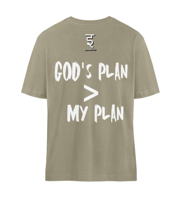 God-s plan is larger than my plan - Organic Relaxed Shirt ST/ST-651