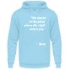 The wound is the place where the Light enters you. - Unisex Hoodie-674
