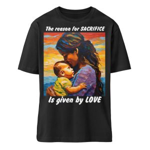 The reason for Sacrifice is given by Love - Organic Relaxed Shirt ST/ST-16