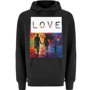 Love Heals Empowers Unites - Unisex Premium Hoodie-16