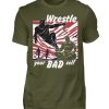 Wrestle Your Bad Self Not Others - Men Basic Shirt-1109