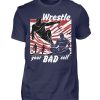 Wrestle Your Bad Self Not Others - Men Basic Shirt-198